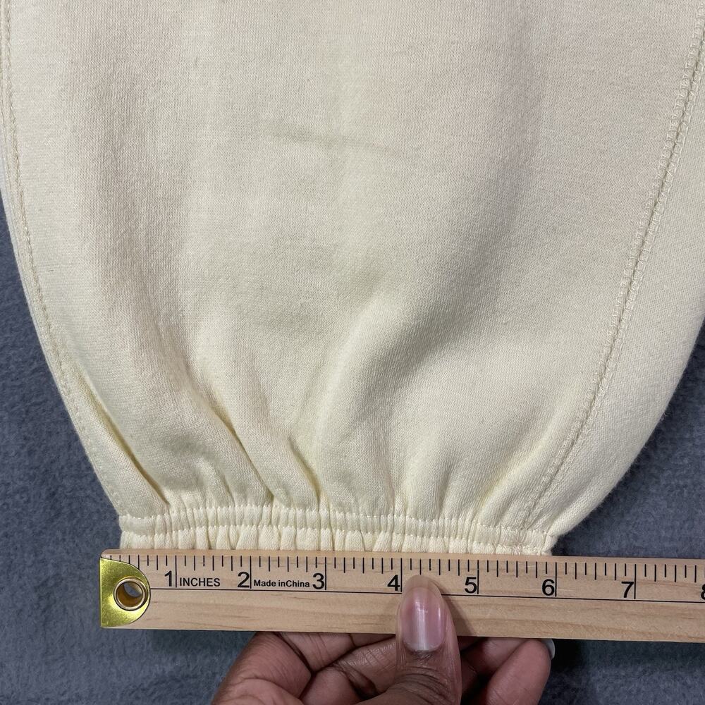 Men’s Nike Sportswear Fleece Sweatsuit Pale Yellow Hoodie Size M Joggers Size L - Picture 11 of 16